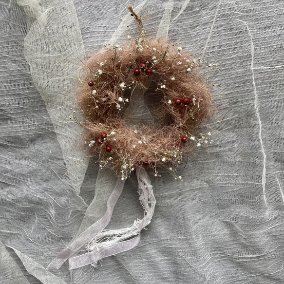 スモークツリー リボンリース スモークツリー リボンリース