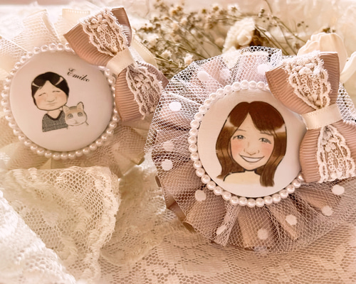 似顔絵　お祝い&プレゼントに♡値上げ前最終激安価格です♡ 似顔絵 長寿・古希祝い／喜寿祝い／卒寿祝い（紫ちゃんちゃんこ