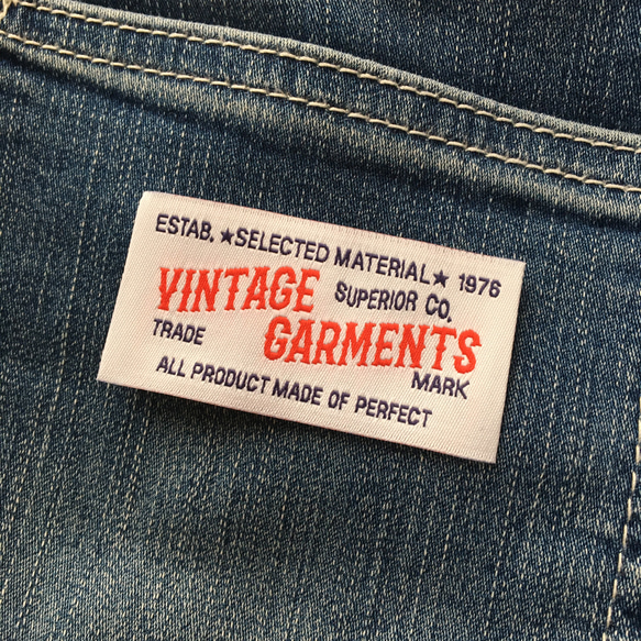 ロゴタグVINTAGE GARMENT 10枚セット　布タグ 3枚目の画像