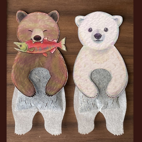 クマクマセット シロクマのミントティー2袋 ヒグマの紅茶2袋 紅茶