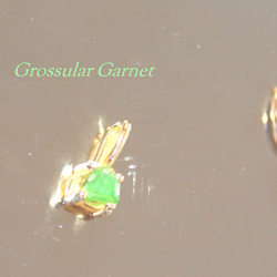 Grossular Garnet Earrings/Pierce　ツァボライト　イヤリング or ピアス 7枚目の画像