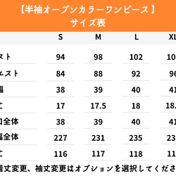 胸ポケット付き (半袖) デニムのオープンカラーワンピース（ネイビー、ブラウン）大人レトロ クラシカル 春夏ワンピース 10枚目の画像