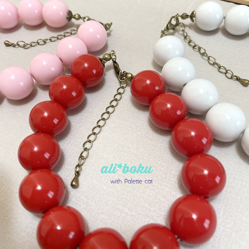レトロ 16mm 大玉ブレスレット 10colours ブレスレット ali*boku