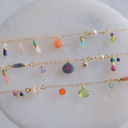New!Ruby in zoisite bracelet:ルビーインゾイサイト チェーン New!Ruby in zoisite bracelet:ルビーインゾイサイト チェーン