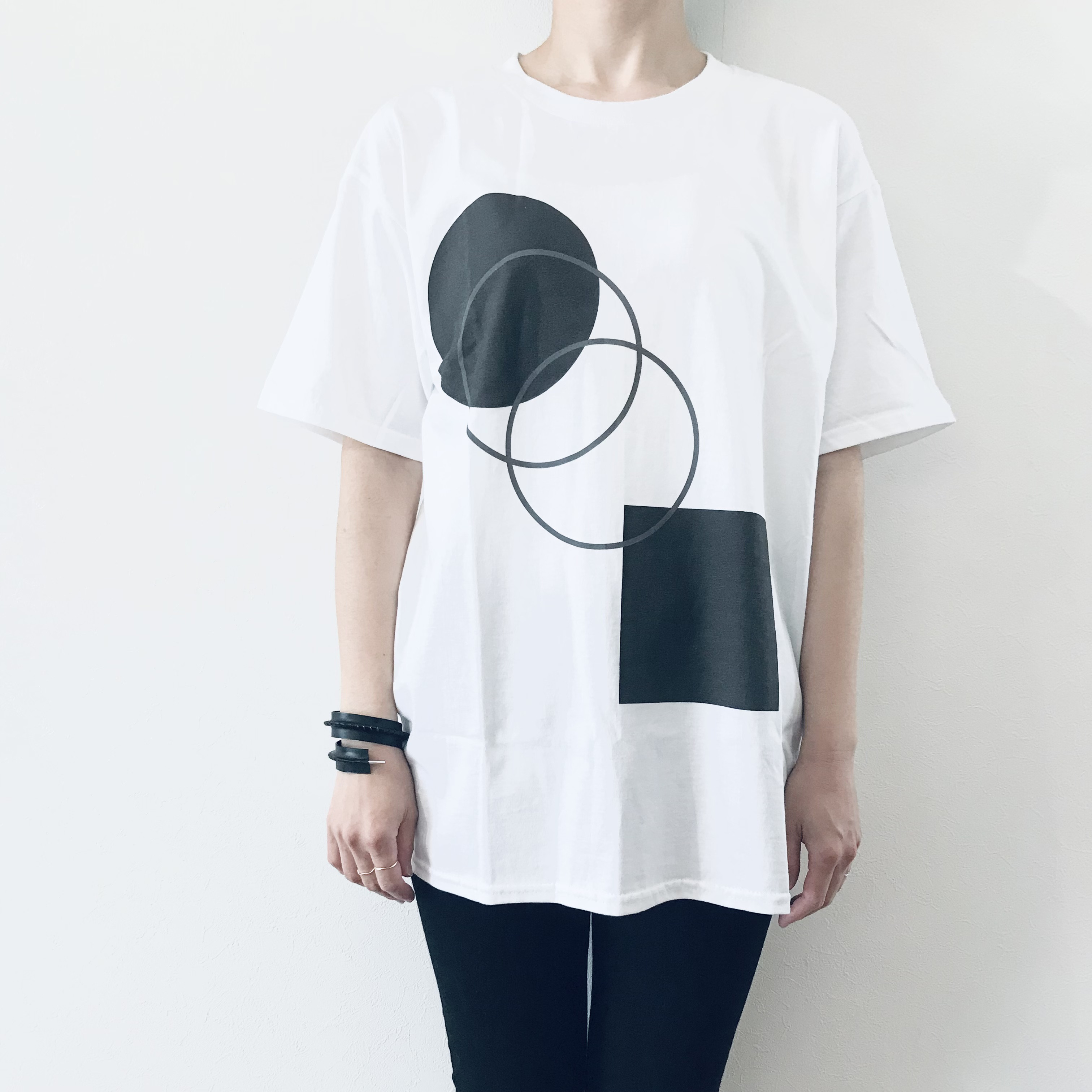 美品＊Plantation アシンメトリー Tシャツ 白 カットソー 製品染め yort46-7.jpg