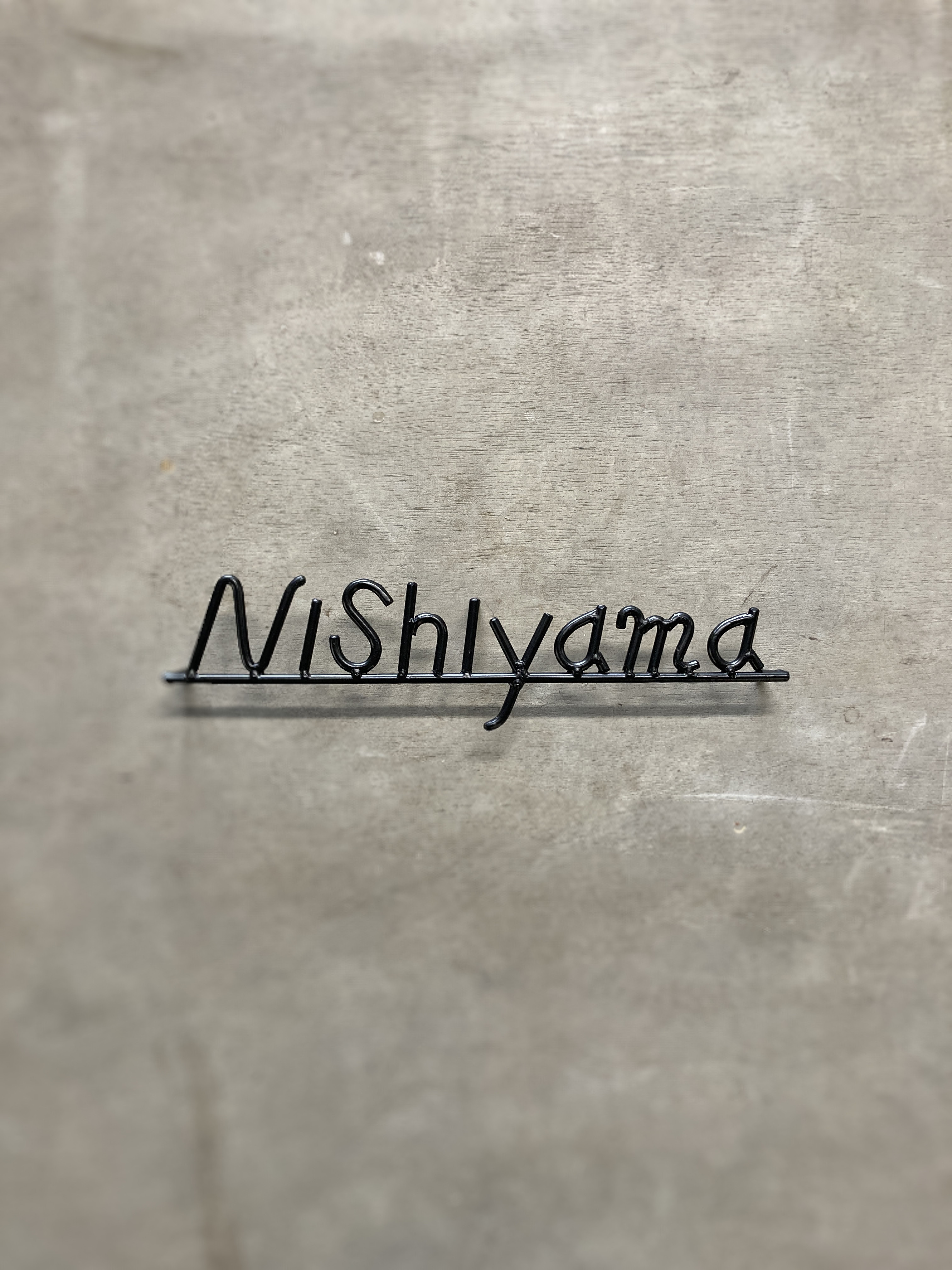 オーダー表札　金額は先にお問い合わせ下さい