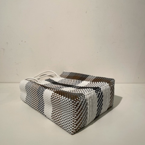 MERCADO BAG - Letra×hal ORIGINAL CHECK - Black / Cream