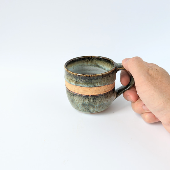 海鼠釉のコーヒーカップ 【カフェ 手仕事 民藝 窯元 和 陶器