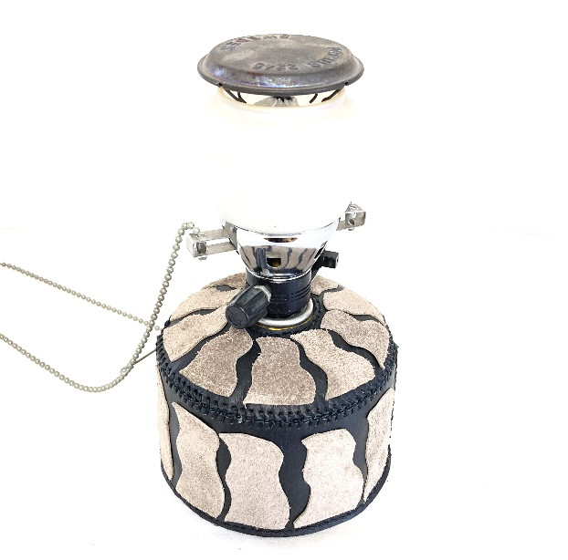 レザーOD缶カバー／blackアンモナイト