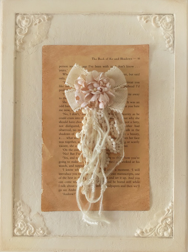 アンティークフリル　さゆり染め フリンジリボン さゆり染め