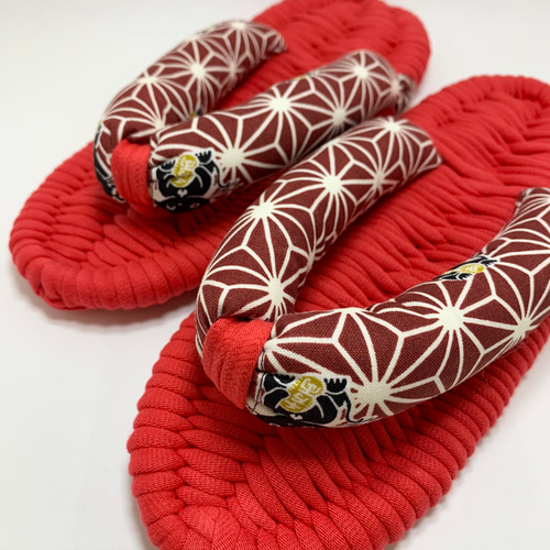楽天市場】ふっくら布ぞうり 匠 桜 S M L LL 紅 紺 紫 桜柄 布