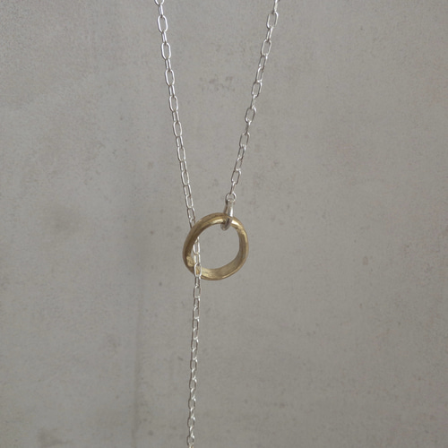 真鍮×silver】こだわりネックレス new symbol コンビカラー