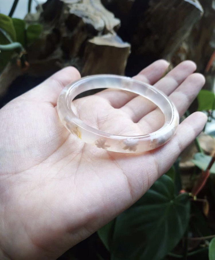 高級　瑪瑙　メノウ　バングル　59.3mm$