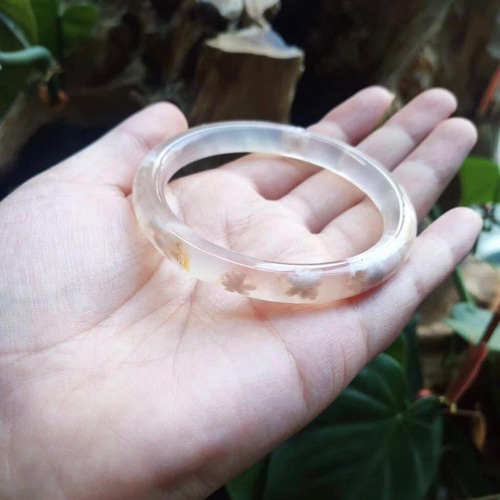 65%OFF【送料無料】 瑪瑙 高級 メノウ バングル・リストバンド 59.3mm$ バングル その他