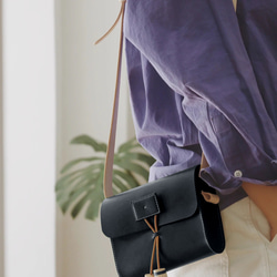 Tassel Pochette，真皮手工單肩包，外出包，夏季包 第5張的照片