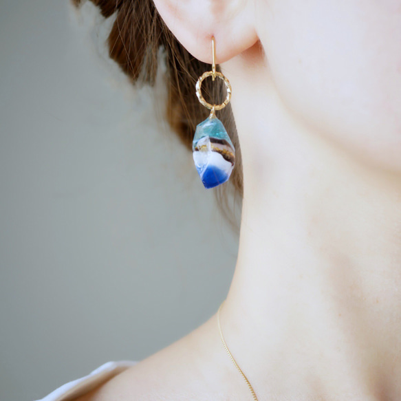 藍洞珠寶耳環 第5張的照片