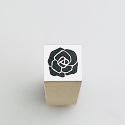 【促銷用】玫瑰*10mm正方形*橡皮圖章* 第4張的照片