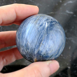 來自俄羅斯的藍色藍晶石 (Kyanite) 球體 第5張的照片