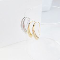 eje275 【1對】優雅長水滴造型16KGP金鉤耳環 第10張的照片