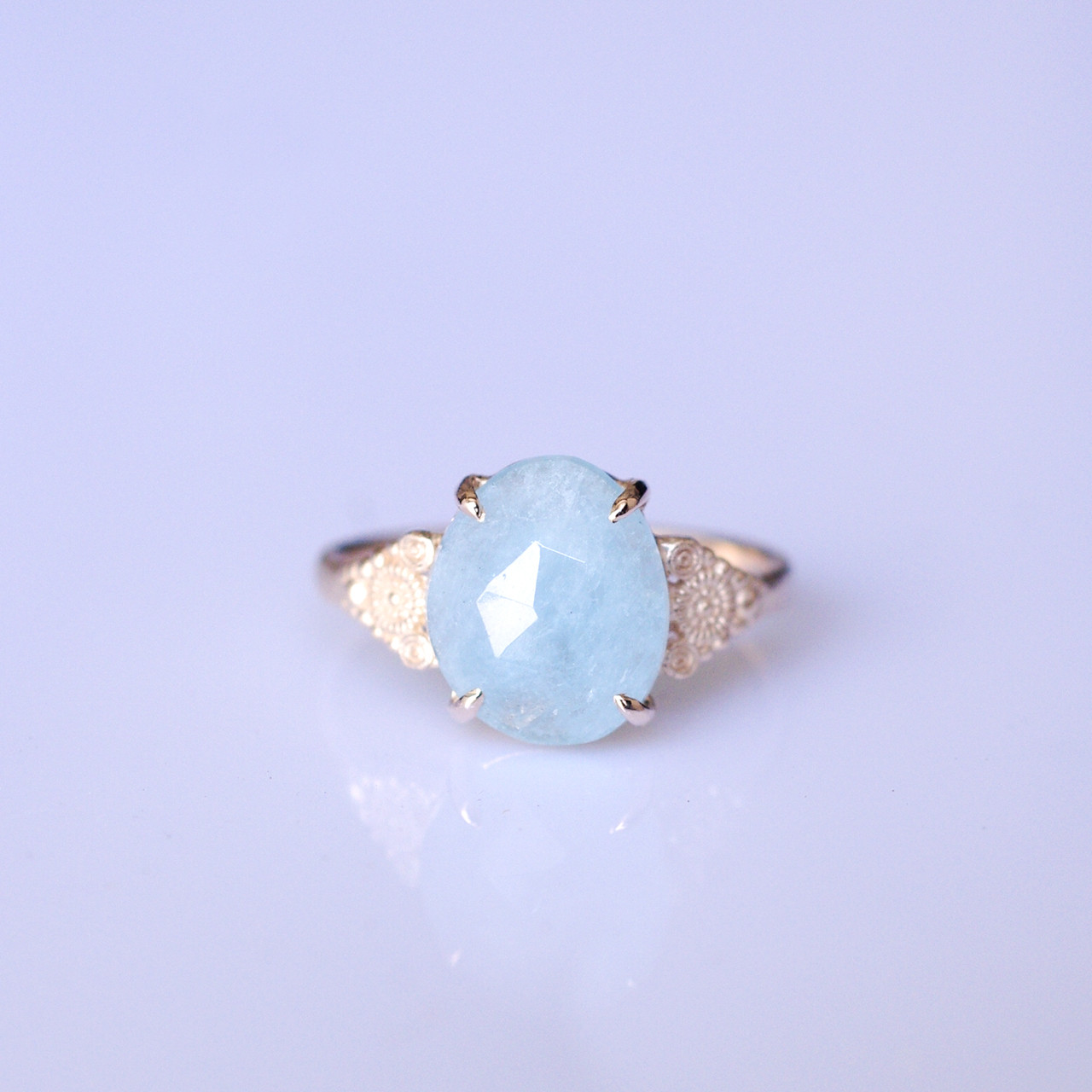 アクアマリンK10リング MALWA (マルワ)