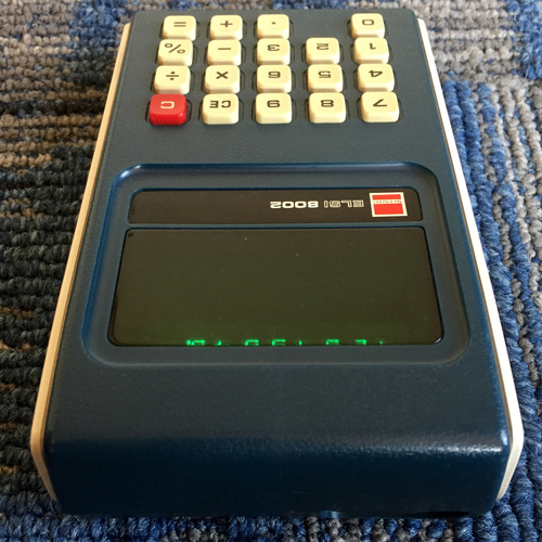 レトロ 電卓 1974年 SHARP ELSI-8002 ELSIMATE -Used- レストア