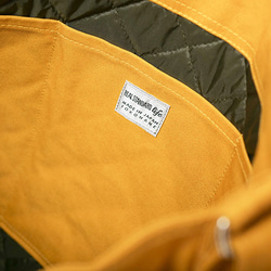 Fluffy SHOULDER マチ無しフラットなショルダーバッグ　高島帆布 7枚目の画像