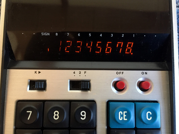 レトロ 電卓 1973年 Soundesign Deluxe Calcula 8301 -Used- レストア 2枚目の画像