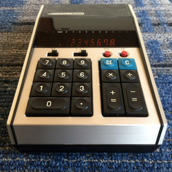 レトロ 電卓 1973年 Soundesign Deluxe Calcula 8301 -Used- レストア 3枚目の画像