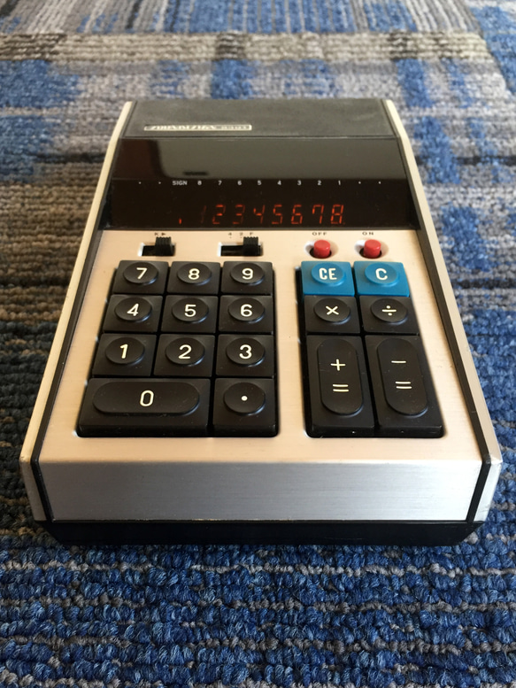 レトロ 電卓 1973年 Soundesign Deluxe Calcula 8301 -Used- レストア 3枚目の画像
