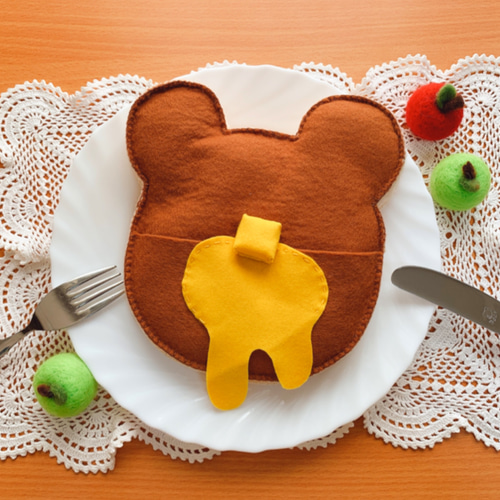 バレンタインまで値下げキャンペーン】フェルト くまちゃん