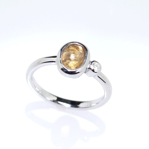 Pt900 インペリアルトパーズリング 1.35ct 指輪・リング Atelier Ozaki  