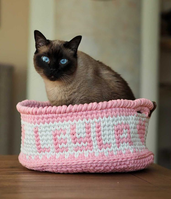 あなたのペット専用！名入れバスケット サイズやカラーも選べます！ クッション・ベッド Sweet Dream Baskets 通販｜Creema(クリーマ)