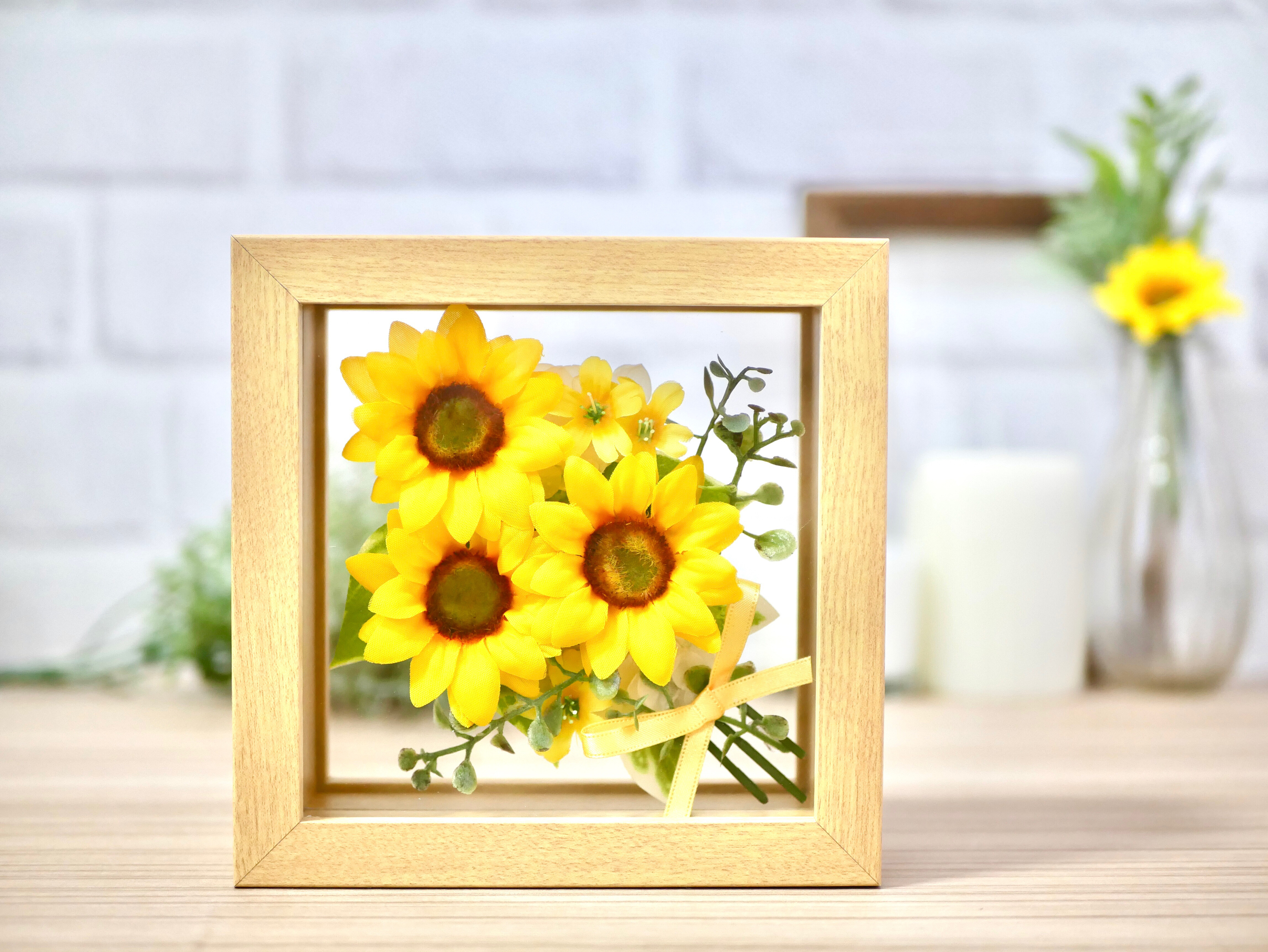 ひまわりのミニブーケ