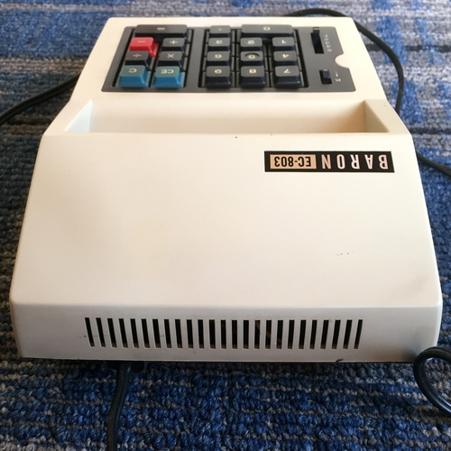 レトロ 電卓 1973年 BARON EC-803 ELECTRONIC CALCULATOR -Used
