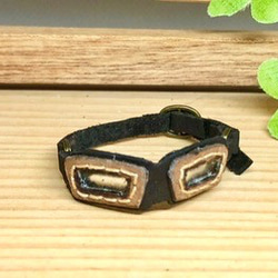 森き　ミニチュア革ゴーグル　miniature. 4枚目の画像