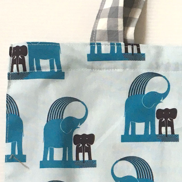 子袋環保袋一件式剪裁大象親子 第4張的照片