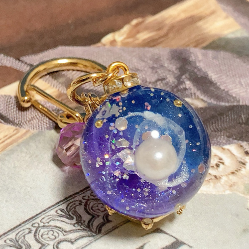 博肖です❣️Mサイズ❣️鯛焼き❣️ 新作　可愛い　レジン　キーホルダー722 ゆめかわ】星鍵型キーホルダー【レジン】 #レジン初心者