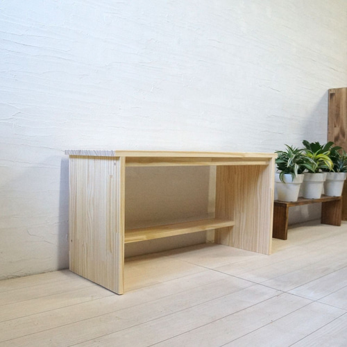 THE TV BOARD / LOW TABLE くるみ × White Steel – KANADEMONO