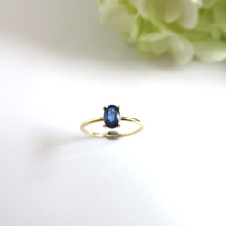 [九月生日石] 6 x 4mm 高品質「藍寶石」戒指 [數量有限] 第8張的照片