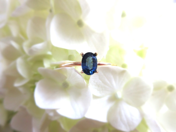 [九月生日石] 6 x 4mm 高品質「藍寶石」戒指 [數量有限] 第15張的照片