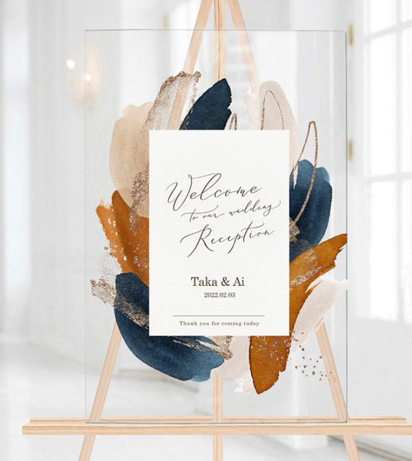 最短翌日発送 アクリルウェルカムボード 結婚式 ウェディング