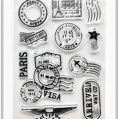 ▶︎import/海外シリコンスタンプ/woman3 雑貨・ステーショナリー