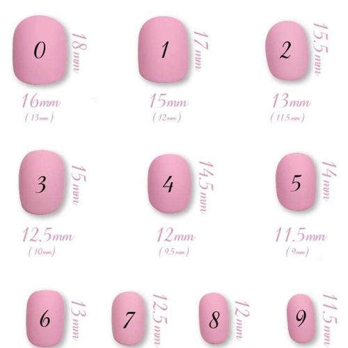 サイズ確認用チップ ネイルチップ（つけ爪） 0829.nail 通販 14177674