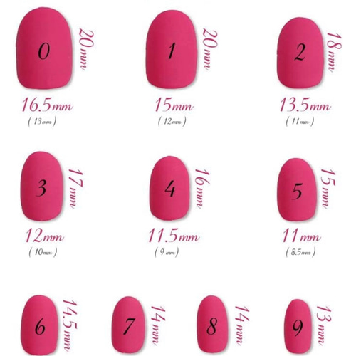 サイズ確認用チップ ネイルチップ（つけ爪） 0829.nail 通販