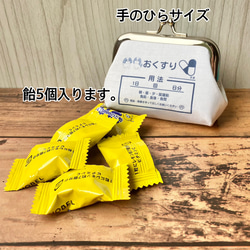 【受注製作】名入れ 黒柴 柴犬 小銭入れ がま口 手のひらサイズ わんわんクリニック 7枚目の画像