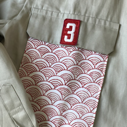 nationosaka ワークシャツ × SAICO コラボ 小紋パッチーワークシャツ 7枚目の画像