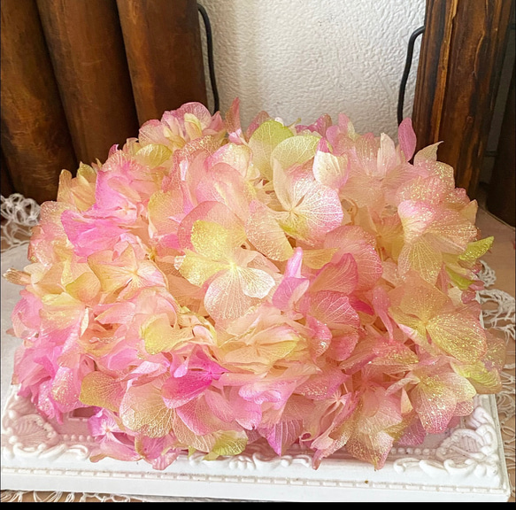 素敵素材❣️美咲アジサイアレンジ加工新カラー小分け❣️ハンドメイド花材プリザーブドフラワー 1枚目の画像