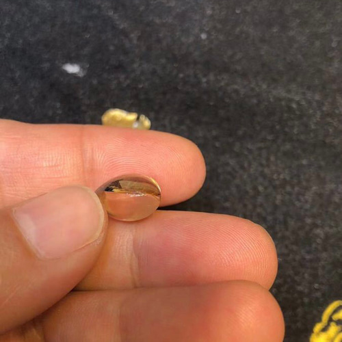 高級】ゴールド タイチンルチル クォーツ 13.9*12.9*8.7mm$ その他素材 