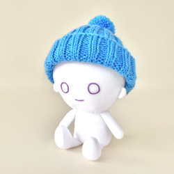 150色＊推し色で作るぬい用ポンポン付きニット帽＊手編みニット＊送料