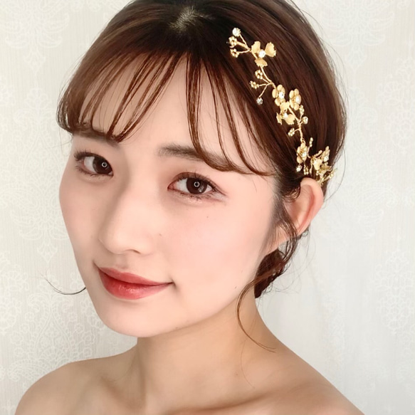 小枝アクセ annan wedding ヘアアクセ